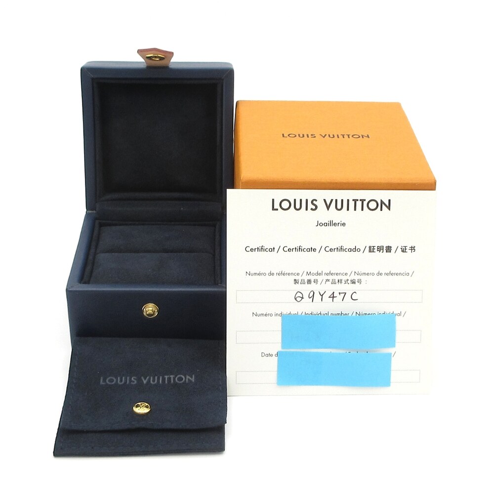 Louis Vuitton LV Diamond Ring V Ring Q9Y47C Pt950 Diamond - Picture 7 of 7